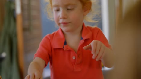 Adorable-boy-having-sweet-food-at-home-4k