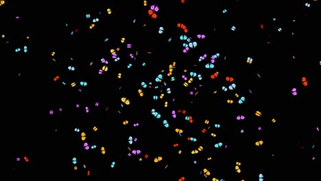 colorful butterfly explosion