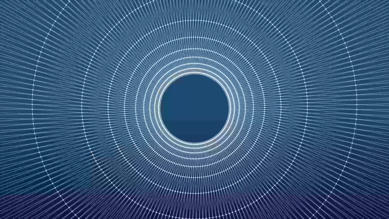 추상적인 원활한 터널 모션 배경 4k