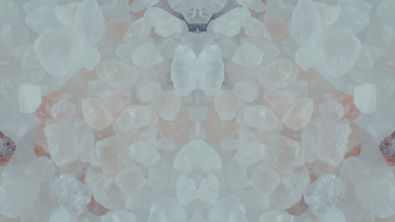 Close-up of Colorful Crystal Salt