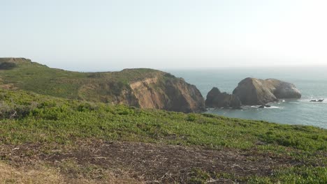 marin headlands in sausalito, california, feature panoramic views of the pacific ocean