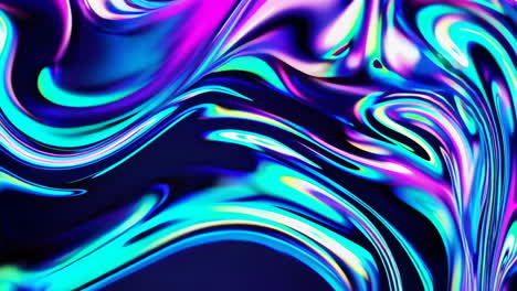 vibrant abstract fluid art swirls with neon colors