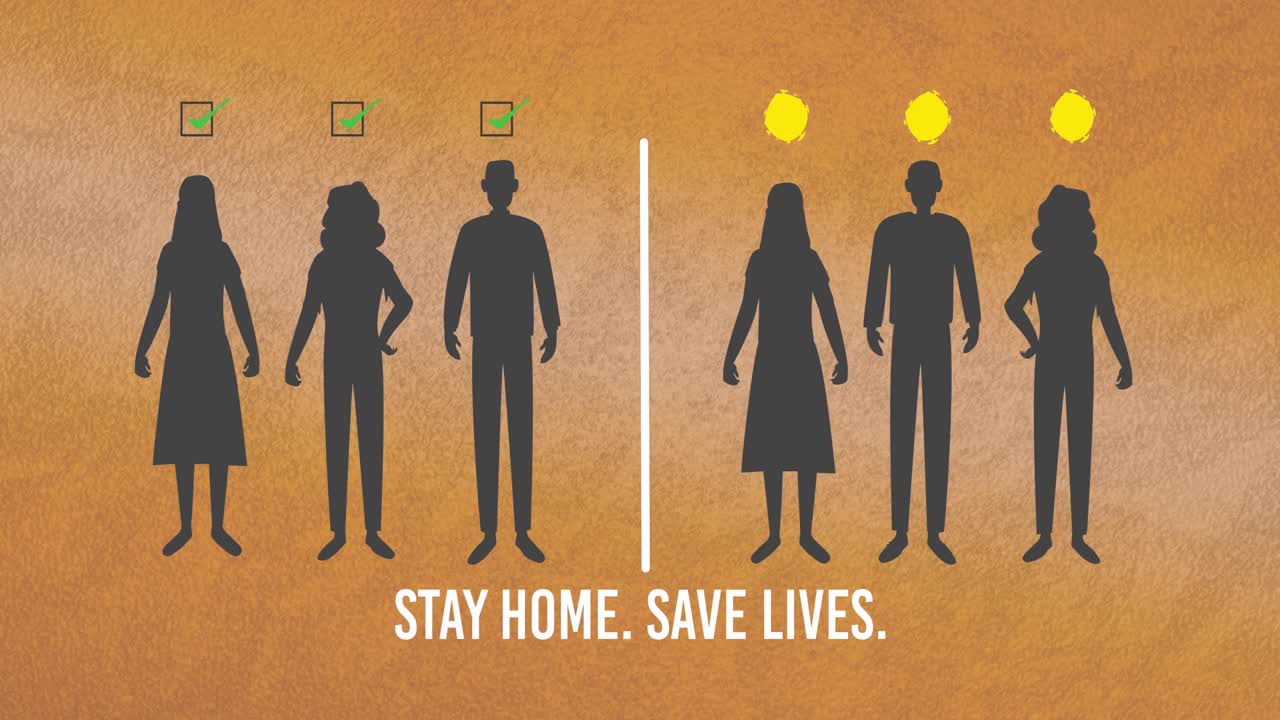 코로나바이러스 대유행으로 집에서 격리됩니다.