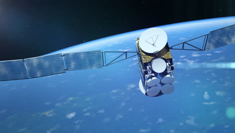 Satelliten-Und-Kommunikationsnavigation-Im-Erdorbit