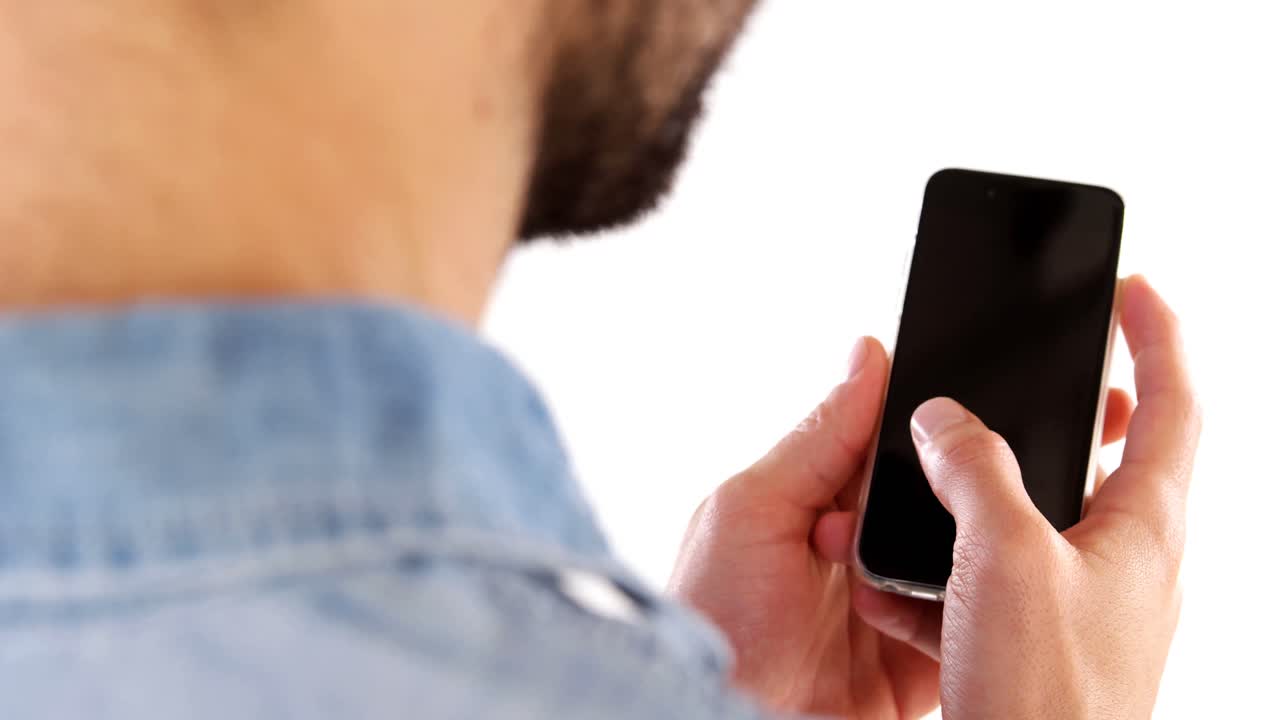 휴대 전화를 사용하는 사람