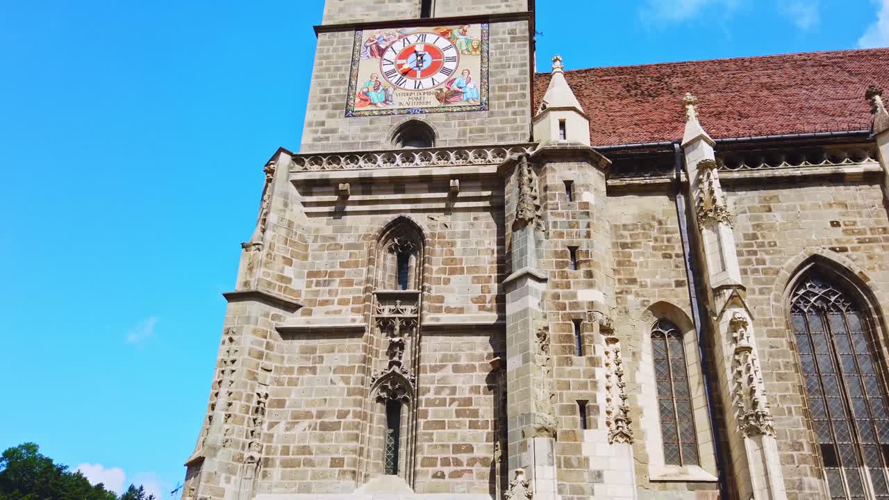 Black Church from Brasov at daylight