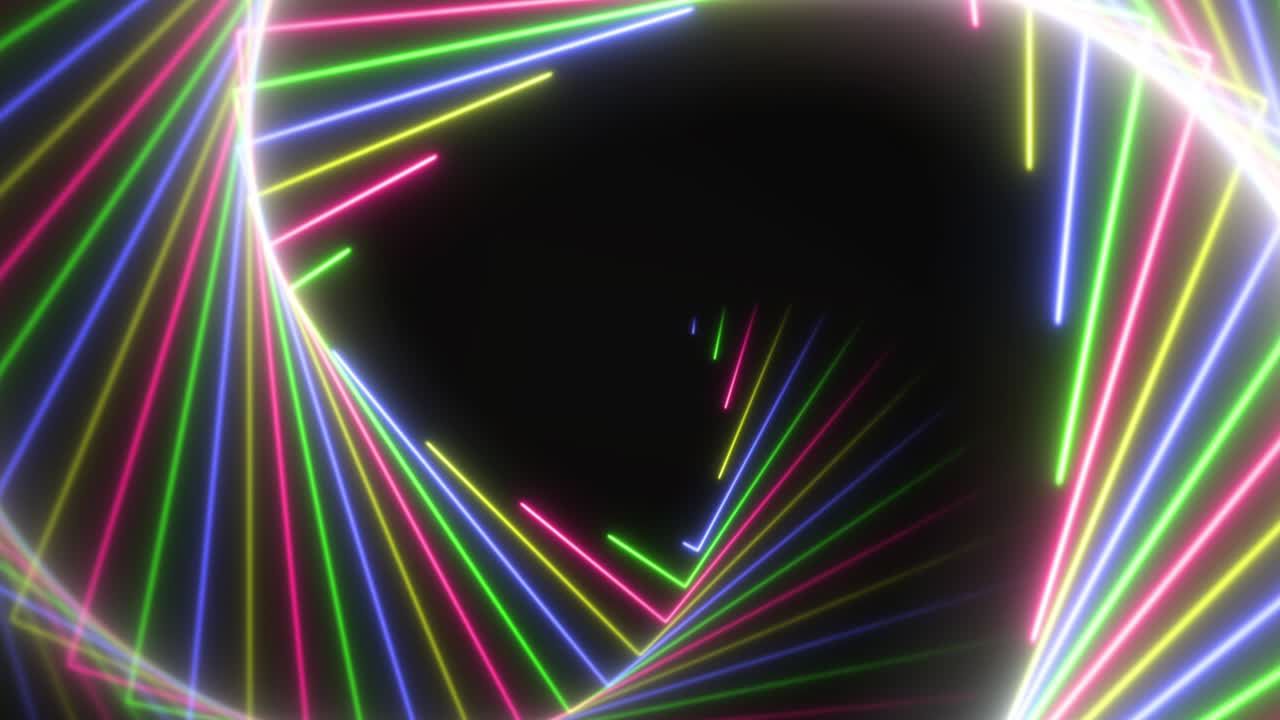 Abstract colorful glowing neon background.