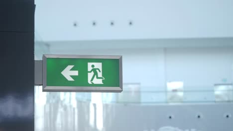 emergency exit sign