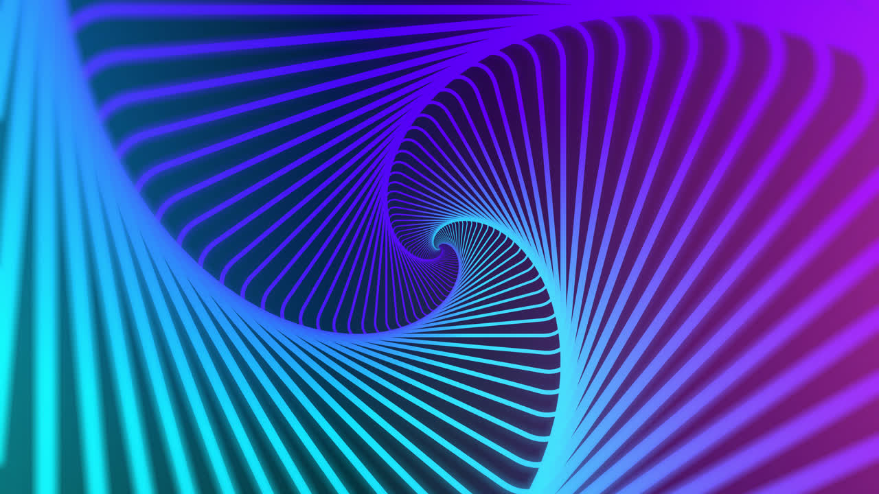 Abstraktní neonové pozadí se spirálovým vírem