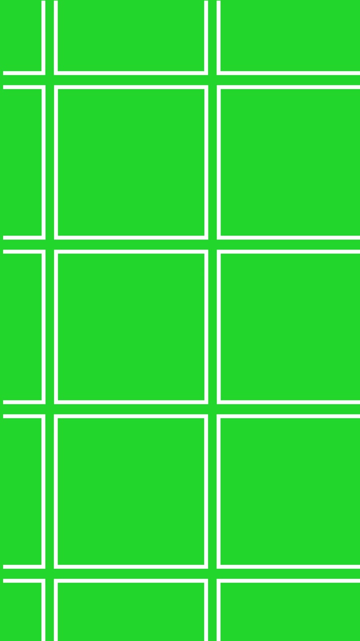 Chroma key panel layout background boxes bright green surface for easy compositing editing workflows