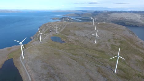 windmills for electric power production havoygavelen windmill park norway