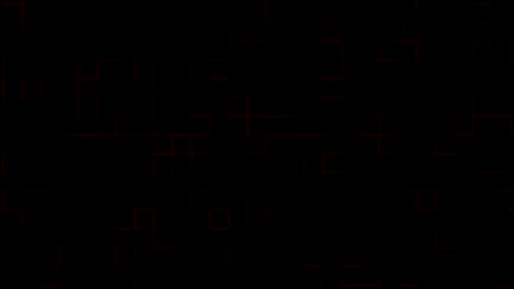 abstract motion graphics digital red line squares background.