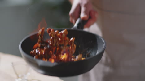 chef cooking in a kitchen