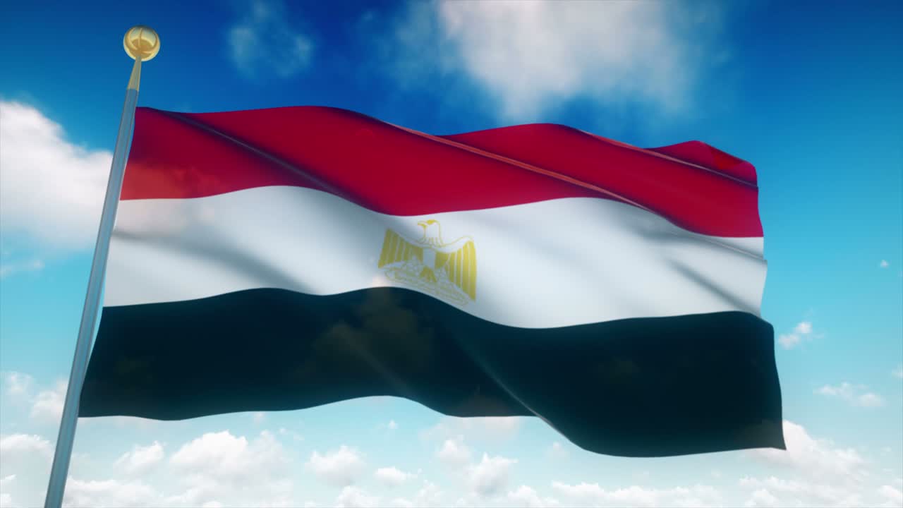 4k 고도로 상세한 이집트의 발 loopable