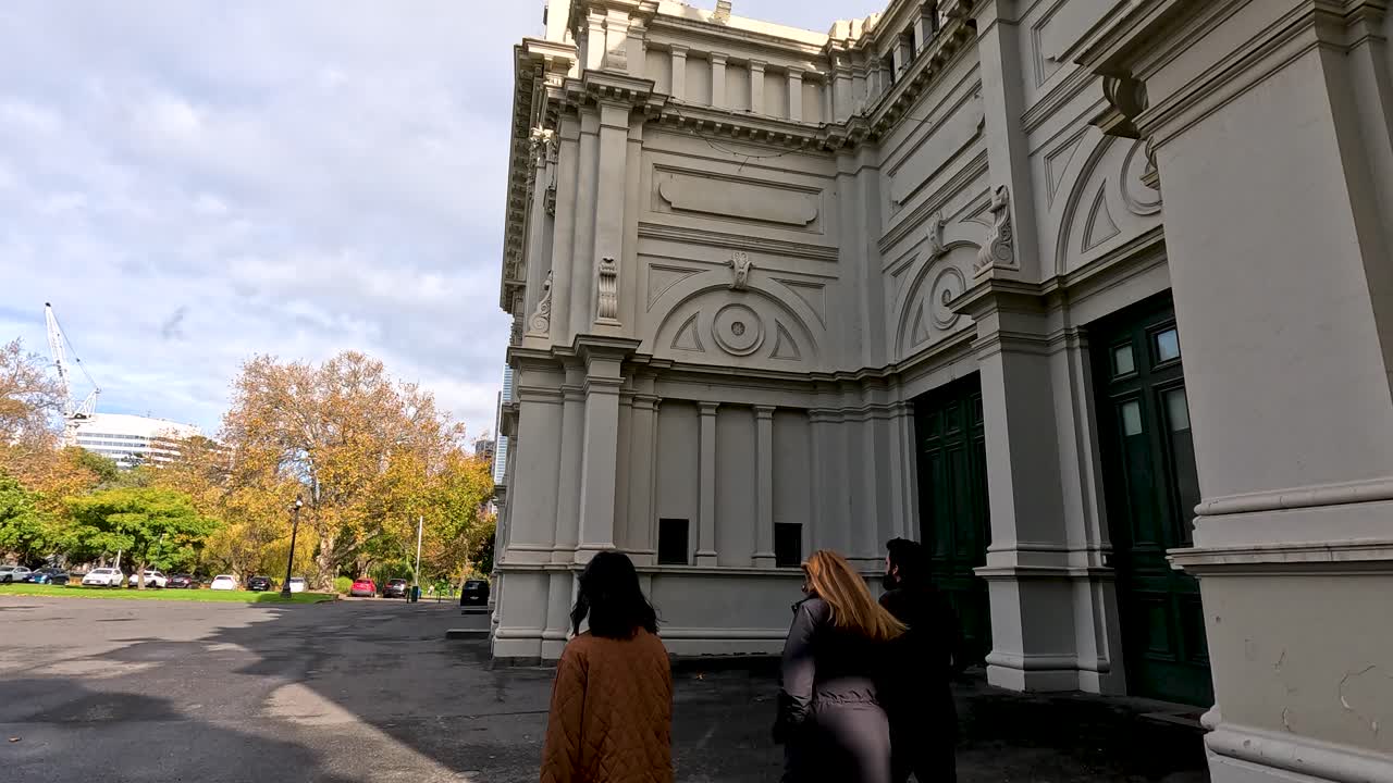 Esterno di un edificio storico a Melbourne, Australia