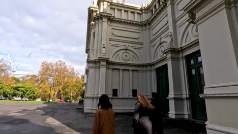 exterior of a historical building in melbourne, australia