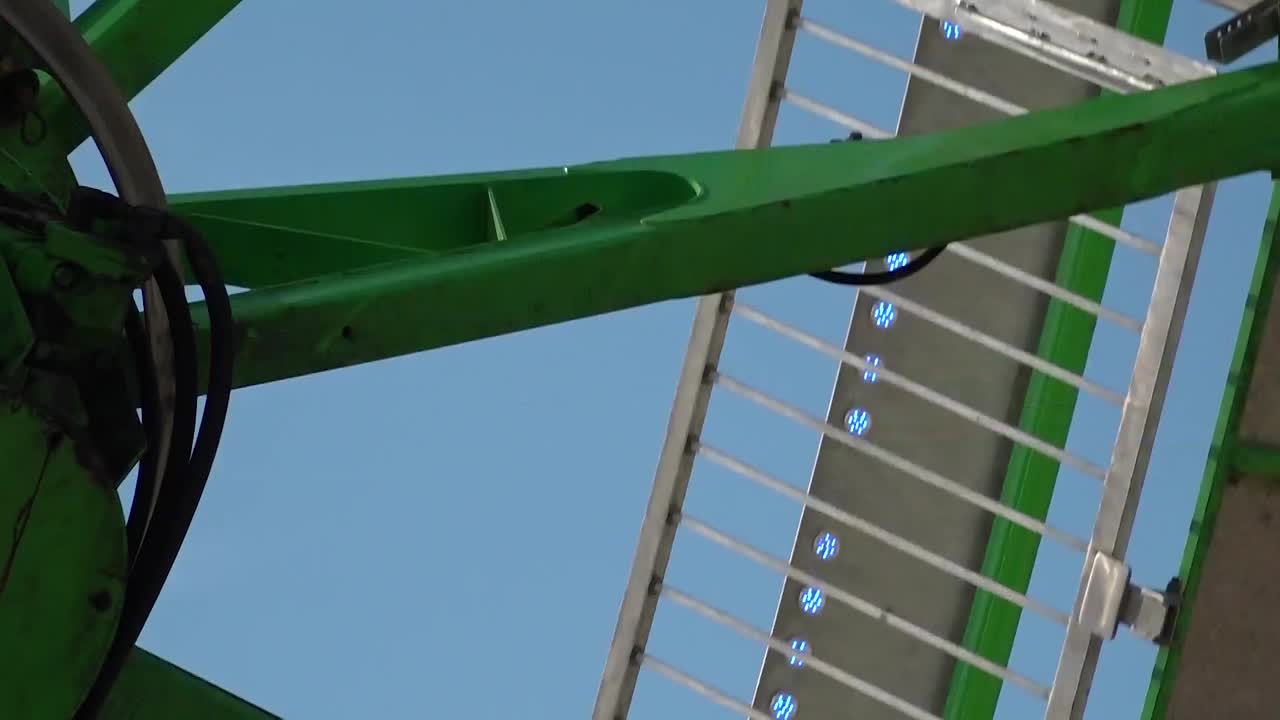 카니발 또는 페어 스피닝 라이드 타이트 샷