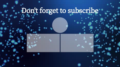 gráficos de movimiento de pantalla de extremo de tarjeta de punto flotante luminoso