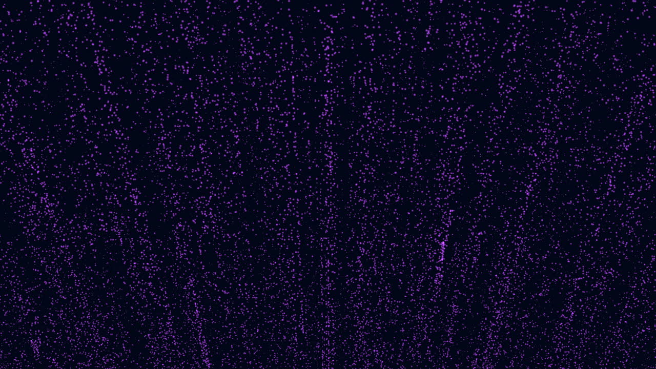 galaxia nocturna con luces de neón y polvo volando al azar