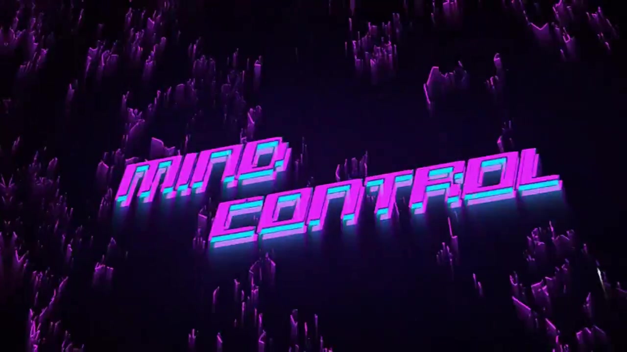 Dynamic Glitchy Motion Graphics with Kinetic Typography and Abstract Patterns