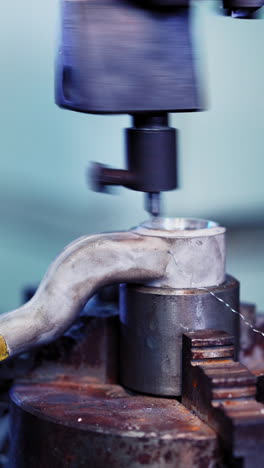 metal component machining process