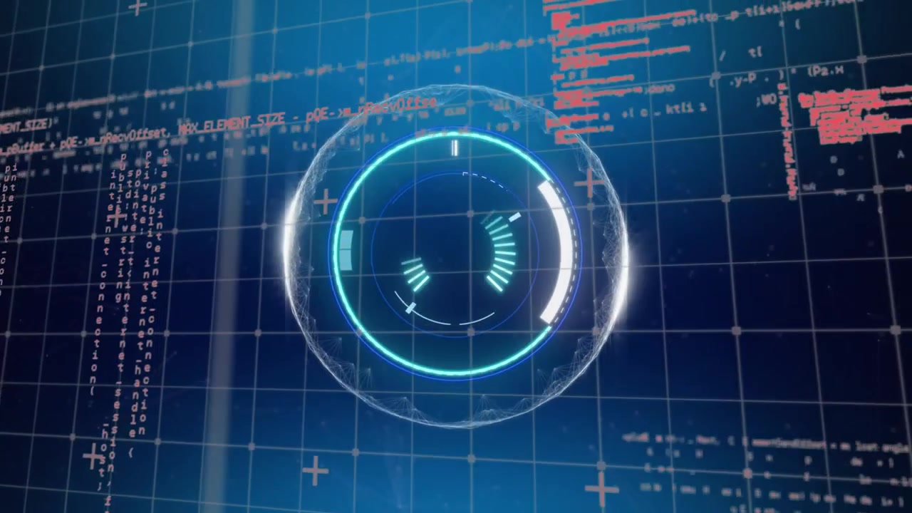 Animation of scope scanning over data processing