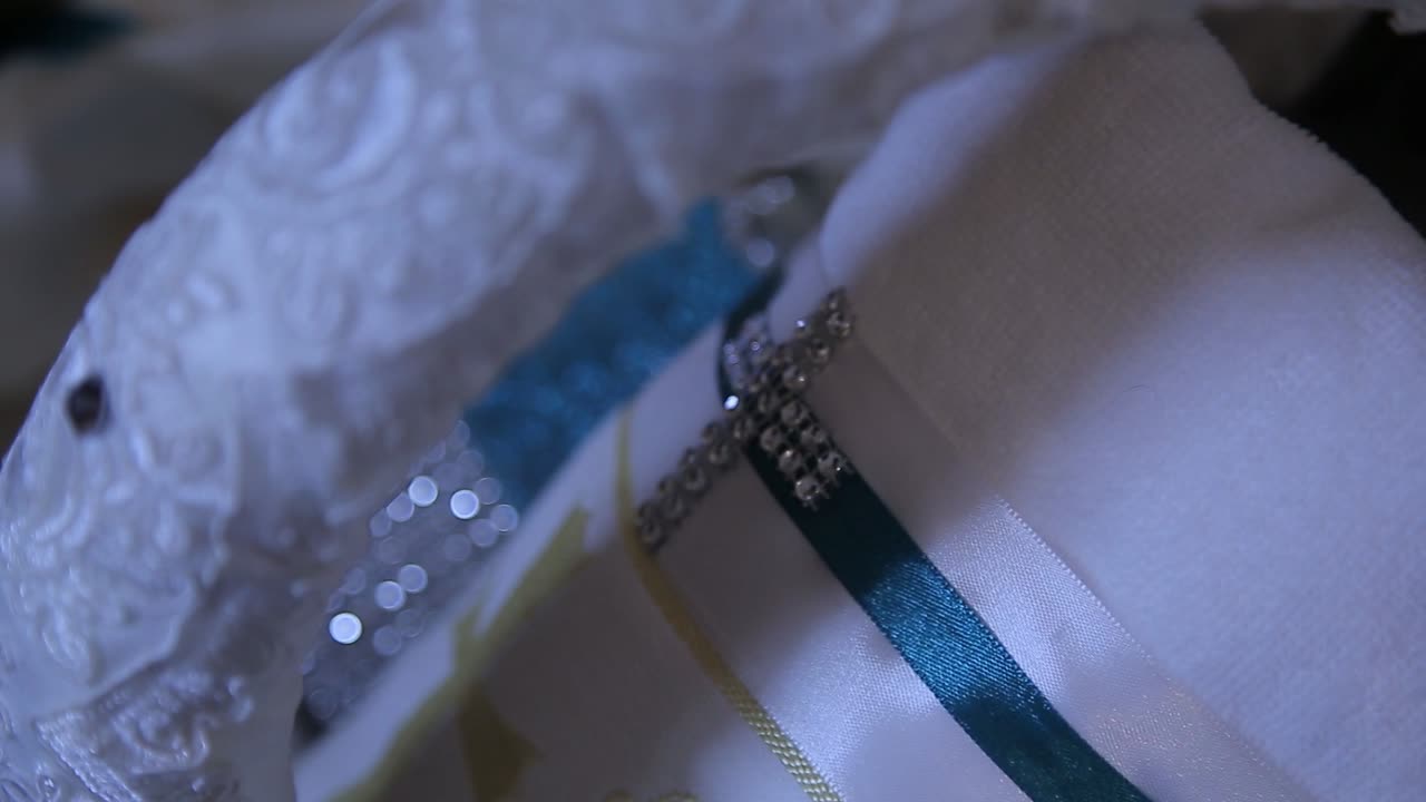 종교적 장식품의 근접 사진