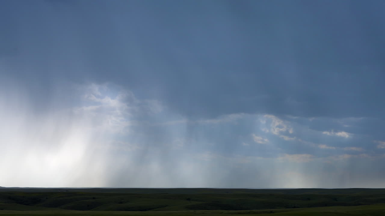 Huge lightning bolt striking the ground close by