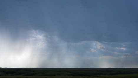 huge lightning bolt striking the ground close by
