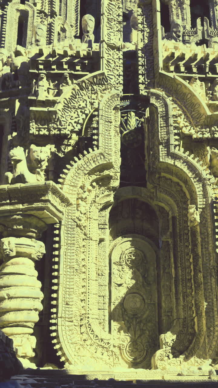 Intricate temple showcasing remarkable architecture and artistry