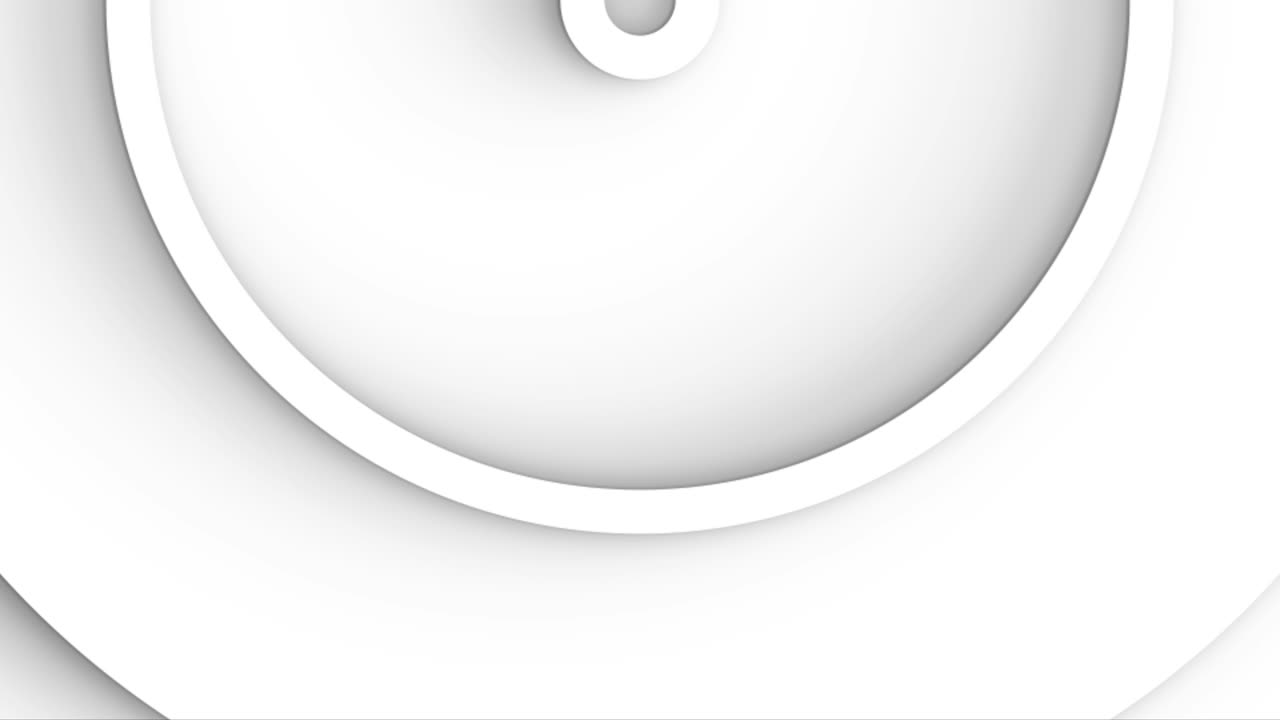 Looping background animation with white concentric circles moving from center