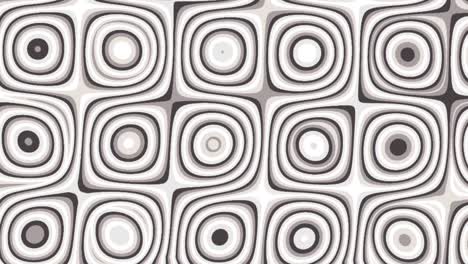 small layers of circles moving horizontally