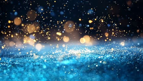 a blue sky with a lot of sparkles. the sky is blue and the sparkles are bright and shiny