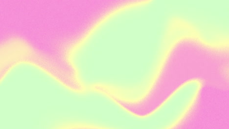 animación de formas pastel rosadas y verdes que se mueven orgánicamente