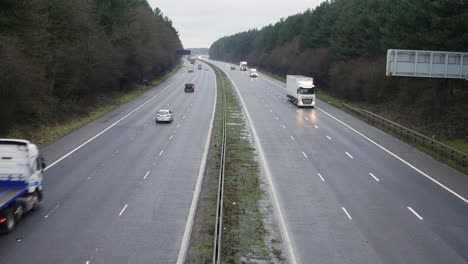 Die-Autobahn-M1-In-Großbritannien