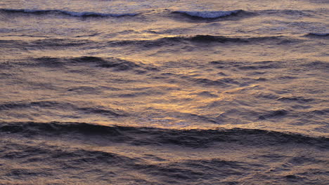 sunset ocean waves