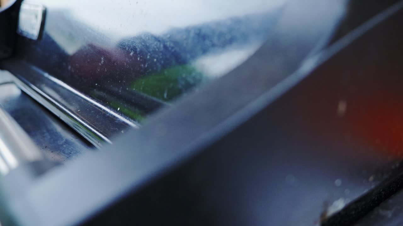 Hot Beef Patties on Flaming Grill in Cinematic Close Up Slow Motion Shot