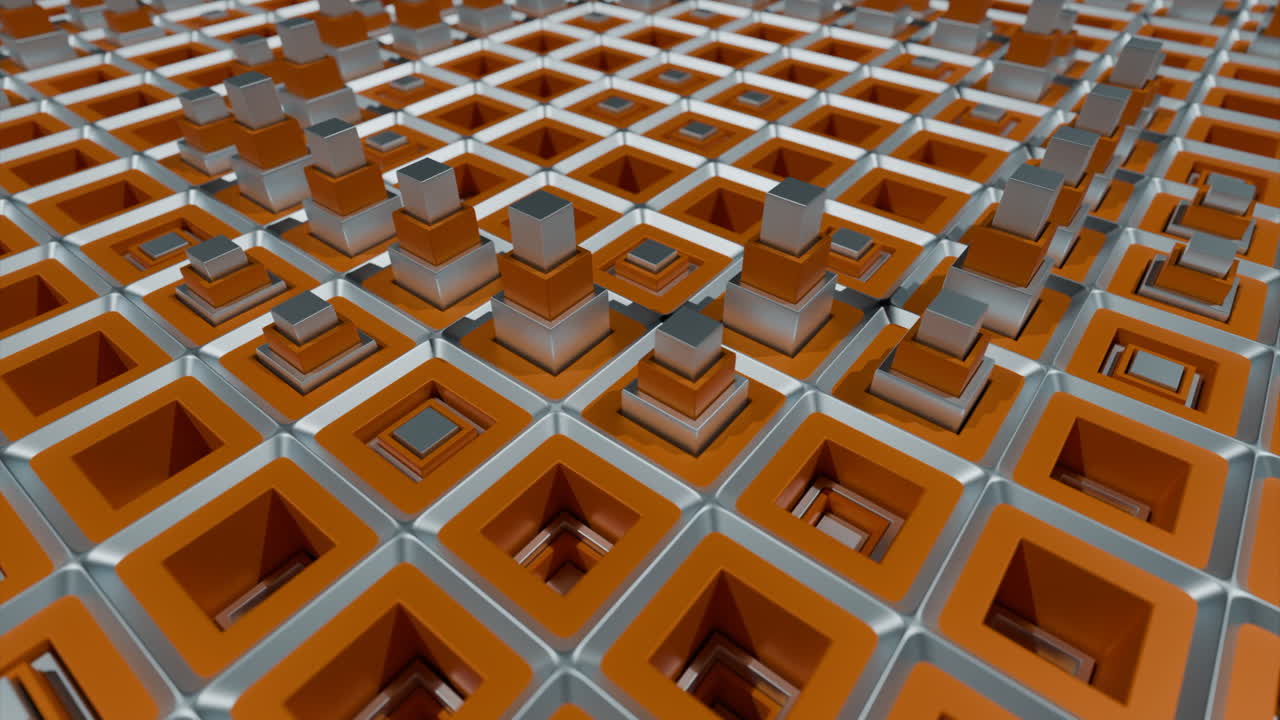 абстрактный геометрический рисунок сложенных кубов