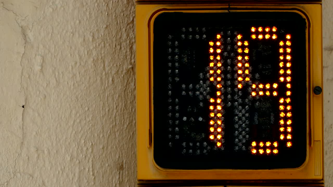 cuenta regresiva numérica.