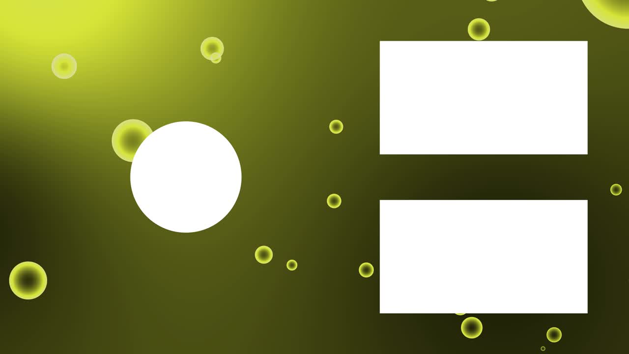 분류 거품 입자 끝 카드 모션 그래픽