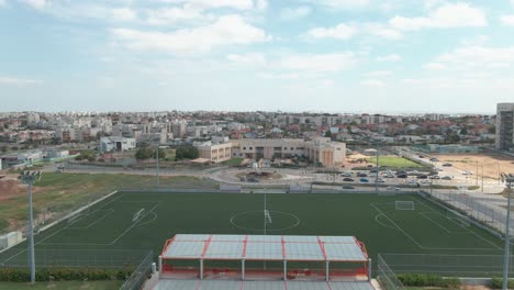 soccer field at netivot city, israel