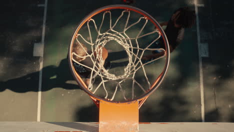 street basketball game