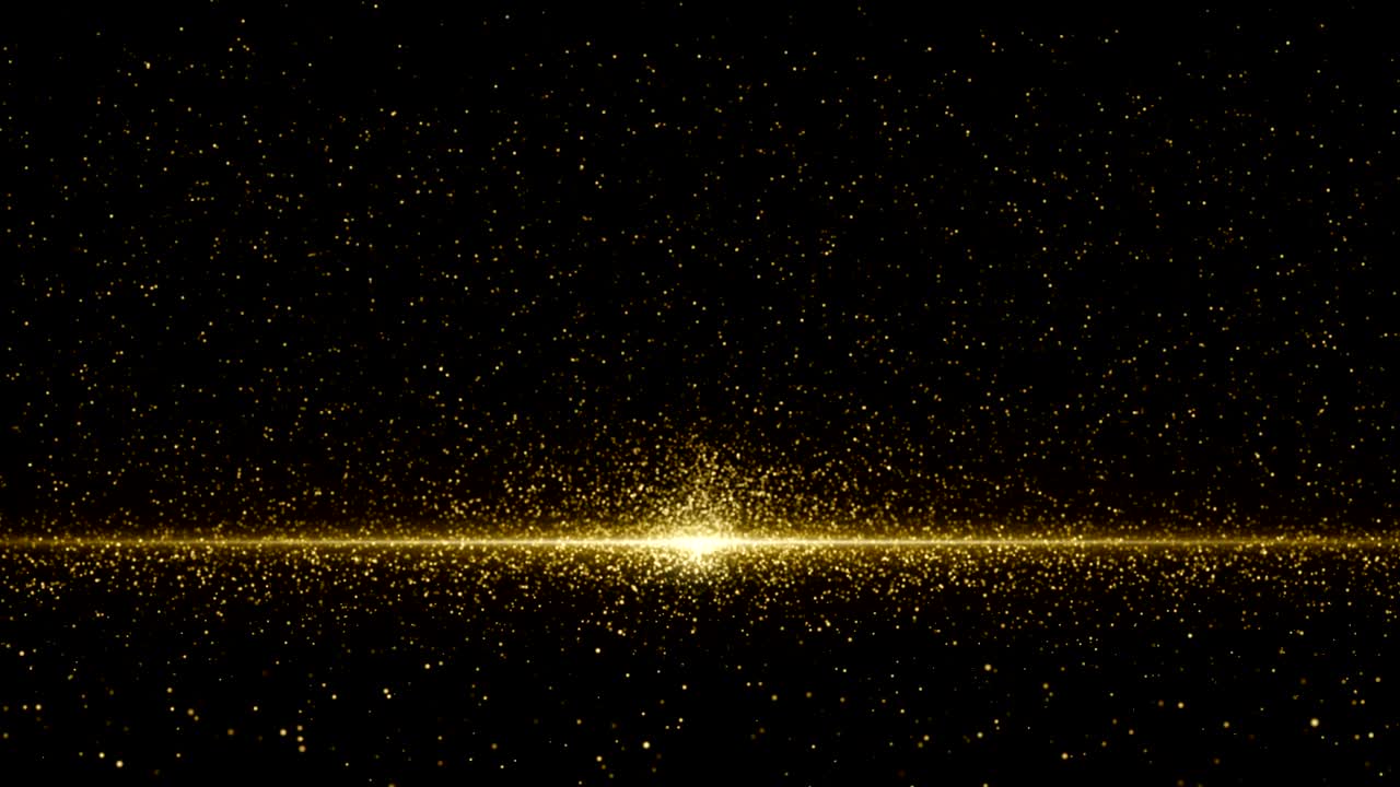 입자 금 반이는 보케상 먼지 추상적인 배경 루프