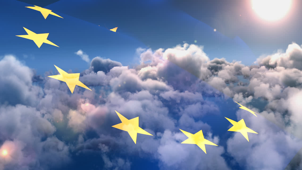 연기로운 구름과 밝은  ⁇ 빛