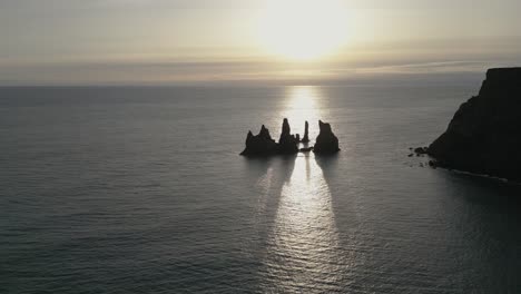 reynisdrangar seastacks, part of iceland’s incredible coastal scenery