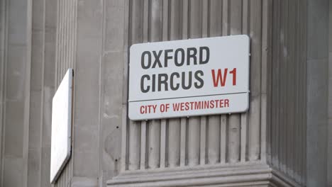 oxford circus sign