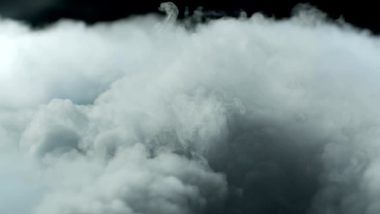 구름 현실적인 건조 얼음 연기