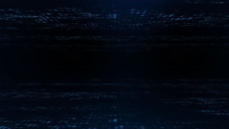 abstract 3d motion digital data particle cyber space or technology background, animation seamless loop 4k