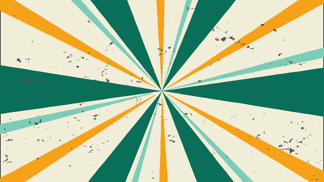 회전 레트로 버스트 느린 원활한 루프 추상적인 그런지 빈티지 배경