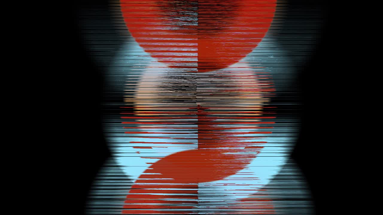 Abstract Background Flicking Circular Pattern